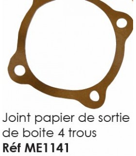 Joint en papier de sortie de boite de vitesse 4 trous