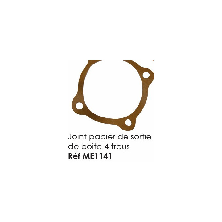 Joint en papier de sortie de boite de vitesse 4 trous