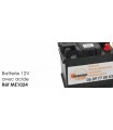 BATTERIE 12V 47 AH NON LIVRABLE ENLEVEMENT EN NOS LOCAUX