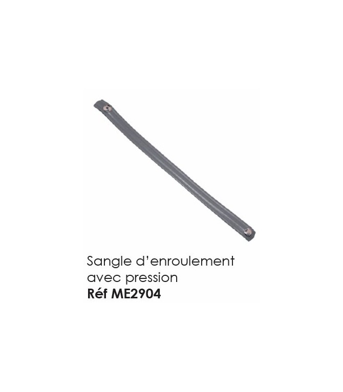 Sangle d’enroulement avec pression