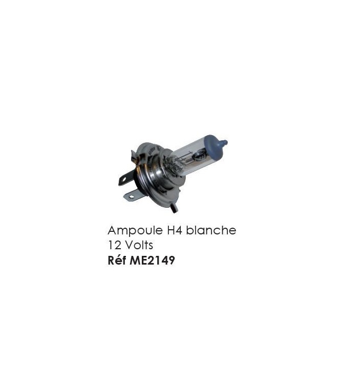 Ampoule 12 volts pour phare H4 Valeo 2CV