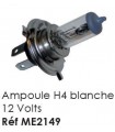 AMPOULE H4 BLANC 12V