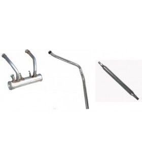 Ensemble pots d'échappements complet pour 2CV4