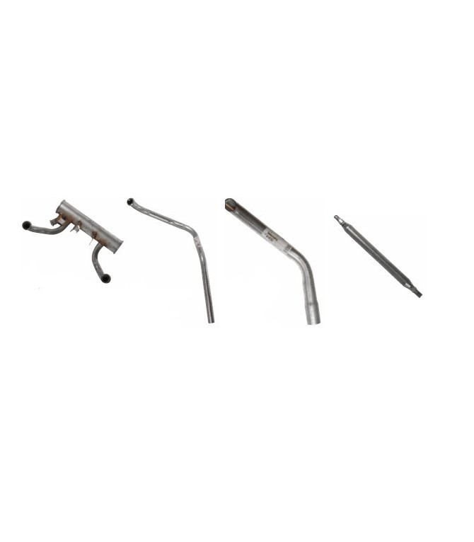 Ensemble pots d'échappements complet pour Méhari