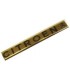LOGO CITROEN DE PROFIL CHROME DE HAYON ARRIERE