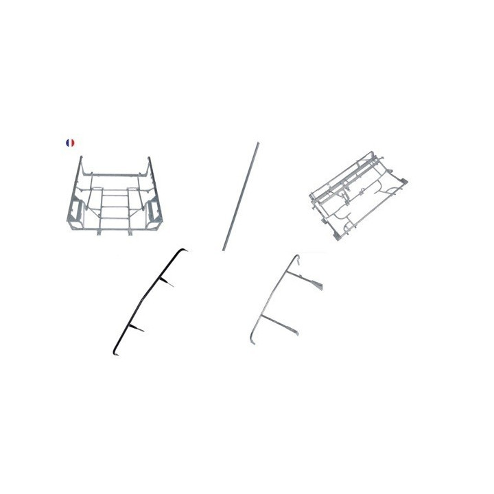 Ensemble de chassis tubulaires Noir AM