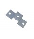 Attache de pot inferieur avant 2cv 