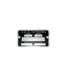 Plaque d’identification