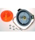 Feu Clignotant AV complet support plastique Gris Droit