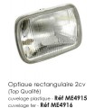 OPTIQUE RECTANGULAIRE 2CV POUR CUVELAGE FER