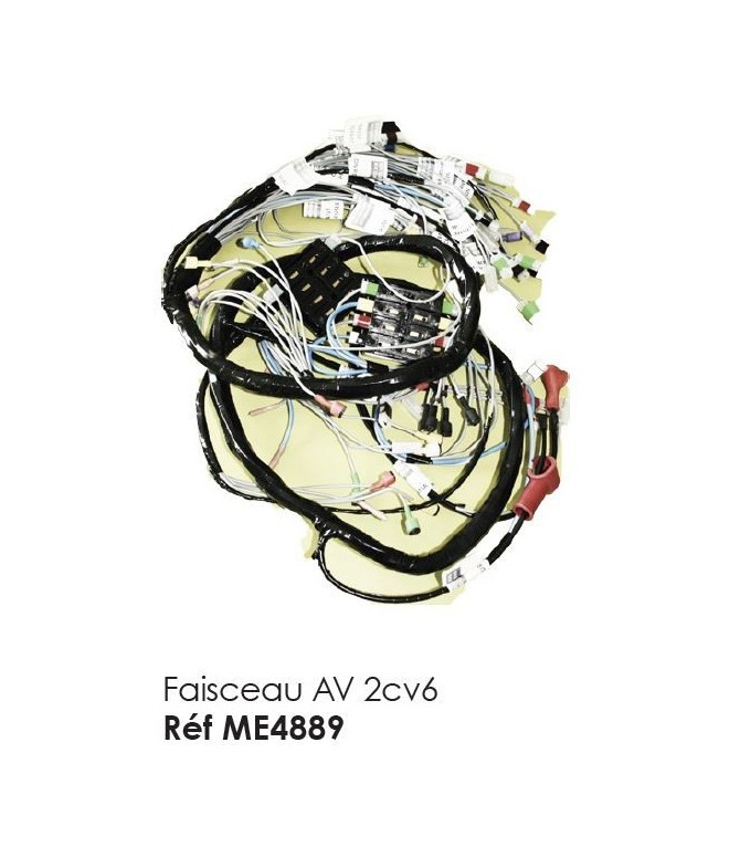 FAISCEAU ÉLECTRIQUE POUR 2CV 6 AVEC PETIT COMPTEUR