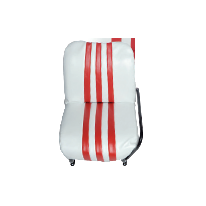 SIEGE AVANT DROIT SKY BLANC ET ROUGE POUR MEHARI