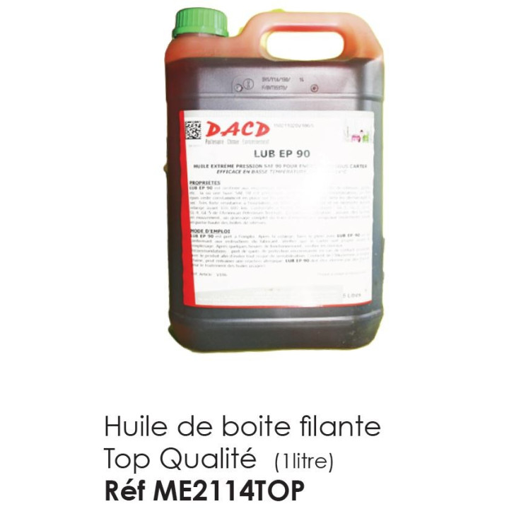 HUILE DE BOITE LUB EP 90 1L POUR 2CV MEHARI OU DERIVES