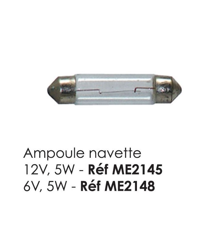 AMPOULE NAVETTE 12V 5W