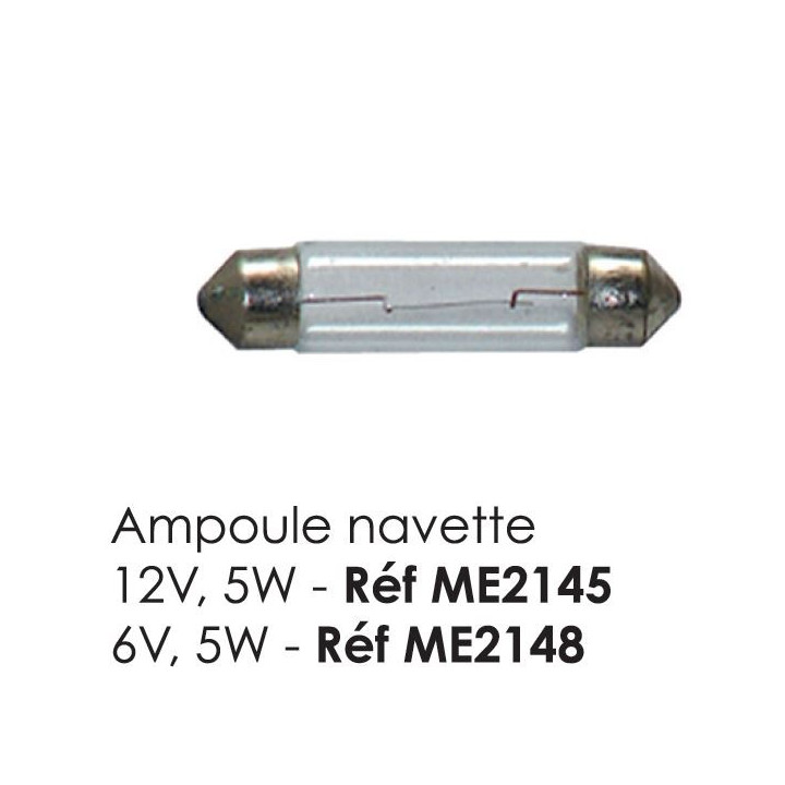 AMPOULE NAVETTE 12V 5W