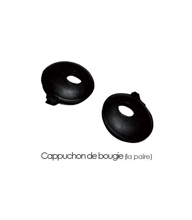 CAPUCHONS DE BOUGIE (LA PAIRE) HNBR QUALITE SUPERIEURE POUR 2CV MEHARI OU DERIVES