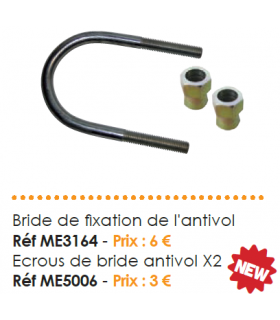 ECROUS DE BRIDE ANTIVOL  PAR 2