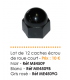 CACHE ECROU DE ROUE COURT GRIS ROS LOT DE 12