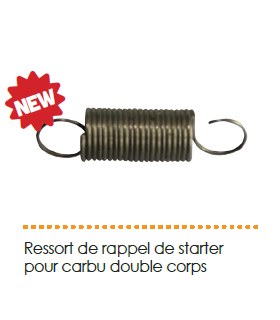 RESSORT DE RAPPEL DE STARTER POUR CARBURATEUR DOUBLE CORPS 2CV ET MEHARI