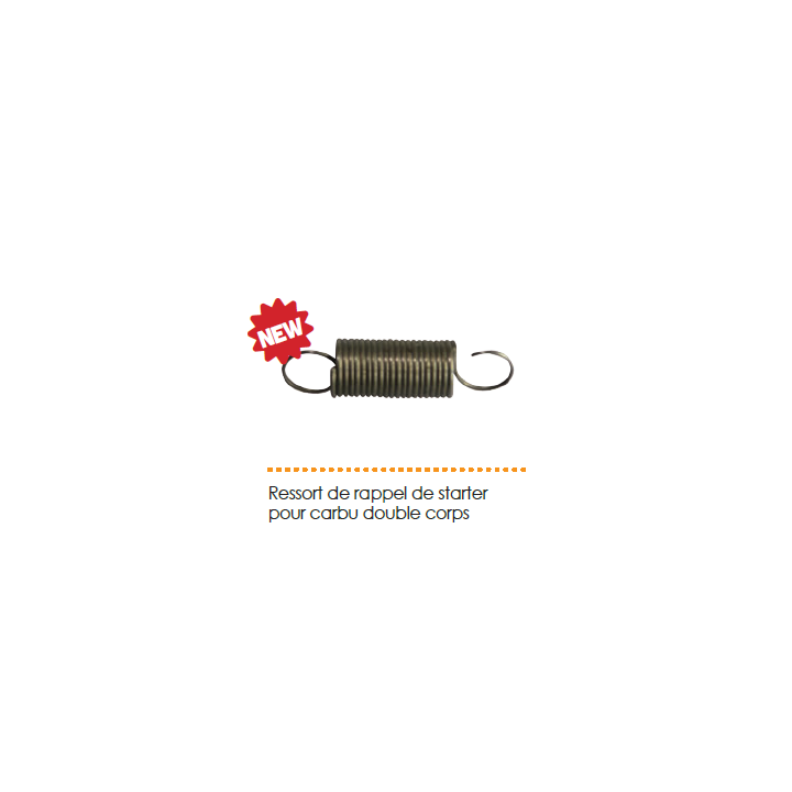 RESSORT DE RAPPEL DE STARTER POUR CARBURATEUR DOUBLE CORPS 2CV ET MEHARI