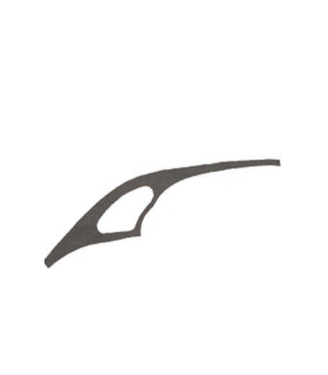 FEUTRINES LATERALES ET AILES ARRIERE GAUCHE ET DROITE PR DYANE AVEC CUSTODE