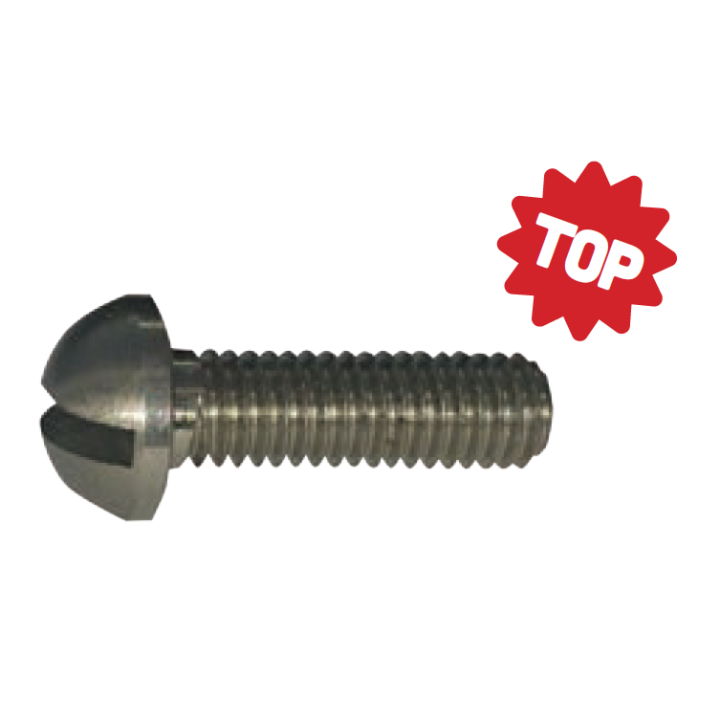 VIS D AILE ARRIERE EN INOX BOMBAGE ORIGINE POUR 2CV