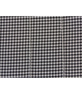 PLAGE ARRIERE 2CV TISSU PIED DE POULE NOIR