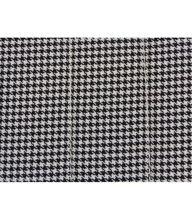 PLAGE ARRIERE 2CV TISSU PIED DE POULE NOIR