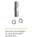 MANCHON DE REGLAGE EN INOX DE LA BARRE DE DIRECTION POUR 2CV