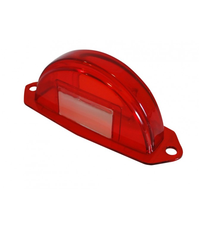 CABOCHON D ECLAIRAGE ARRIERE DEMI LUNE ROUGE POUR 2CV AZ