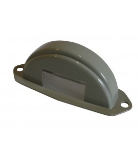CABOCHON D ECLAIRAGE ARRIERE DEMI LUNE GRIS POUR 2CV AZU
