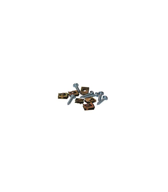 AGRAFES ET VIS DE FIXATION POUR BOITIER TABLEAU DE BORD DE MÉHARI NOUVEAU MODELE