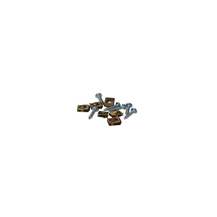 AGRAFES ET VIS DE FIXATION POUR BOITIER TABLEAU DE BORD DE MÉHARI NOUVEAU MODELE