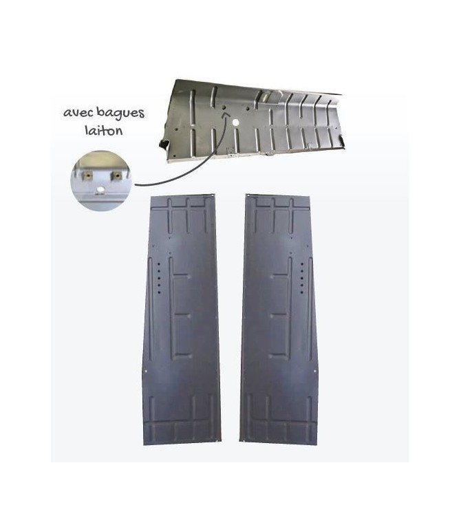 LOT DE 3 PLANCHERS 2CV ET DYANE AM AVANT 1969 AVEC BAGUES LAITONS