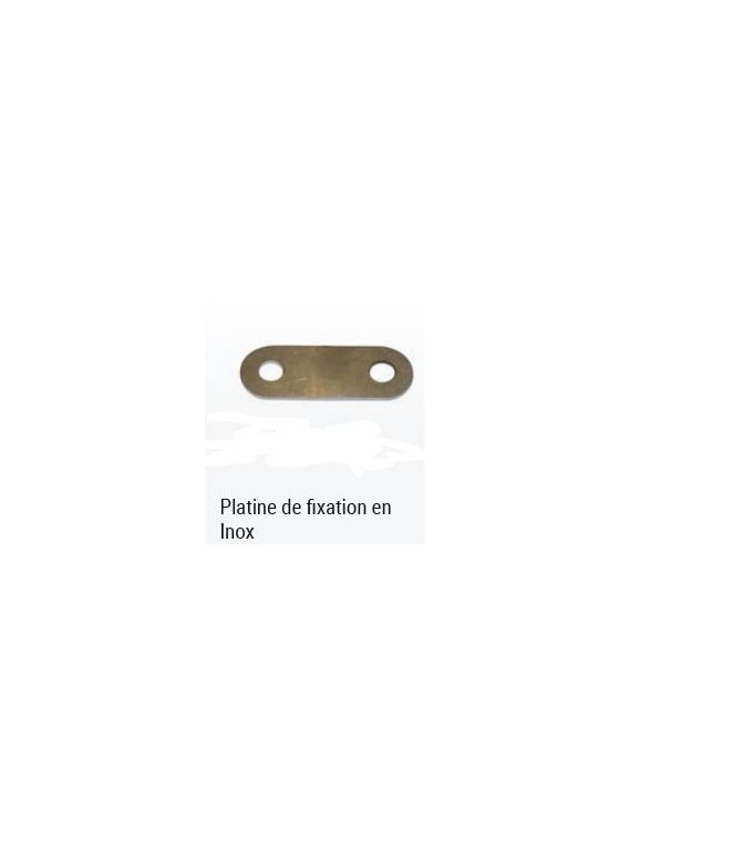 PLATINE DE FIXATION INOX  DE SUPPORT DE BOITE DE VITESSE