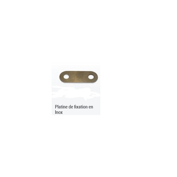 PLATINE DE FIXATION INOX  DE SUPPORT DE BOITE DE VITESSE