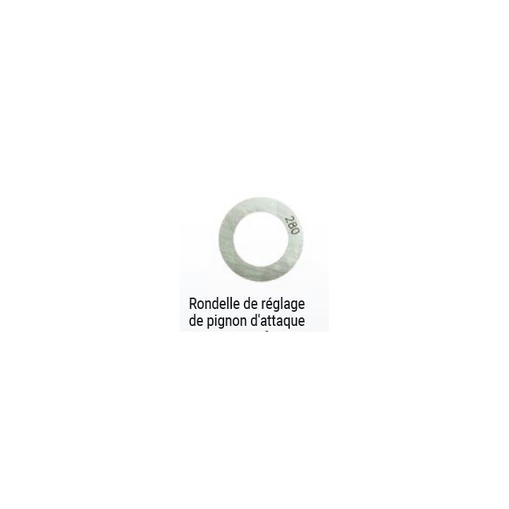 RONDELLE DE REGLAGE DU TRAIN INTERMEDIAIRE 1.85mm 602cc