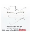 KIT COMPLET DE TUYAU DE FREIN INOX POUR BOITE A TAMBOUR DIAM 8 LOOKEED