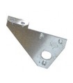 PLAQUE DE RENFORT DE SERRURE ANCIEN MODELE DROITE POUR MEHARI