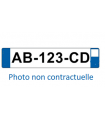 PLAQUE IMMATRICULATION SIV BLANCHE POUR AVANT 455 X 100 MM