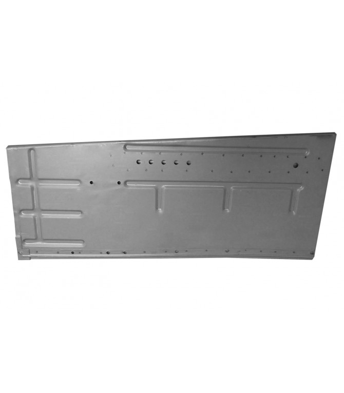 Plancher latéral droit pour 2cv AZU ou AK250 vue dessus.
