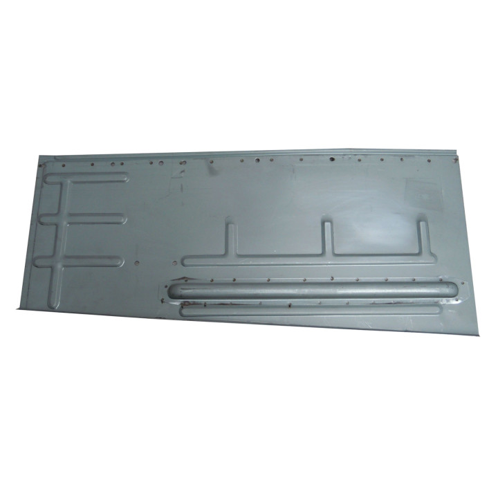 Plancher latéral droit pour 2cv AZU ou AK250 vue dessous.