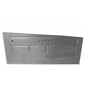 Plancher latéral gauche pour 2cv AZU ou AK250 vue dessus.