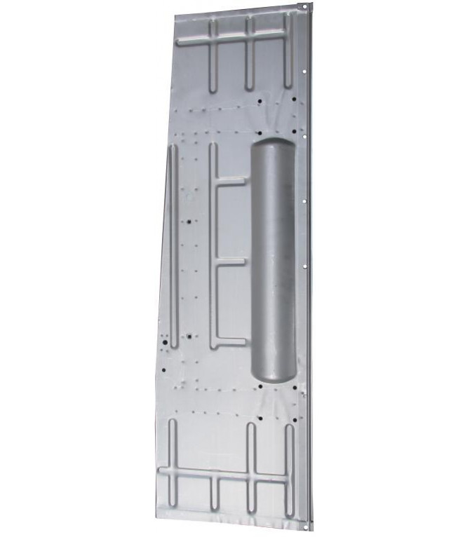 Plancher latéral gauche pour 2cv avec bombage pour pot de suspension 130mm