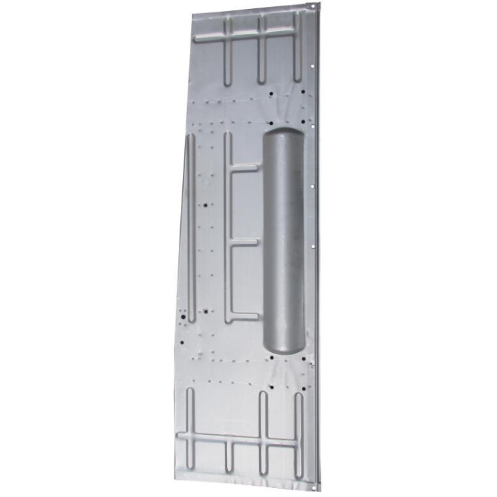 Plancher latéral gauche pour 2cv avec bombage pour pot de suspension 130mm