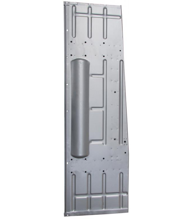 Plancher latéral droit pour 2cv avec bombage pour pot de suspension 130mm