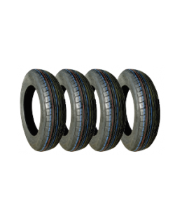 LOT DE 4 PNEUS 135/15
