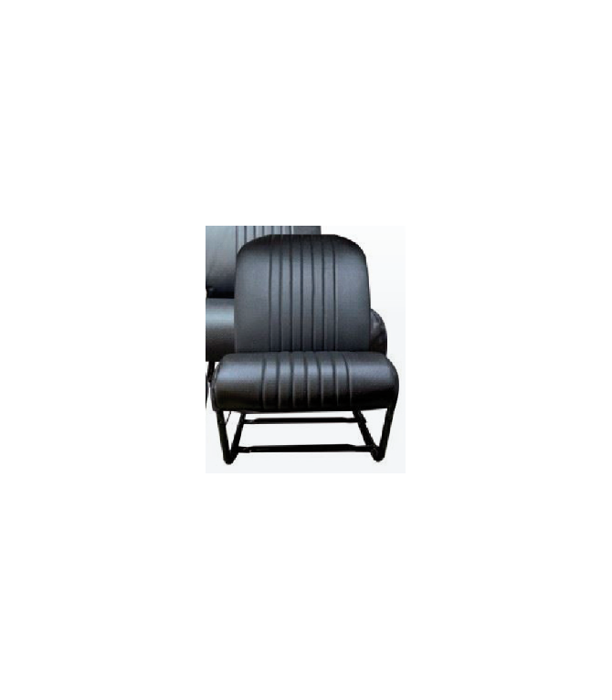 GARNITURE DE SIEGE 2CV AVANT GAUCHE ASYMETRIQUE SKAI NOIR PERFORE