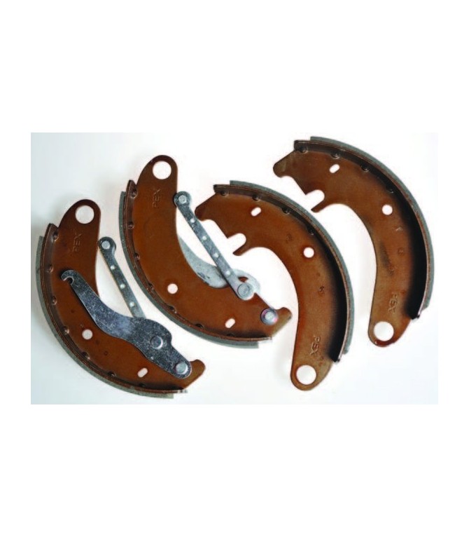 4 Mâchoires AV, Diam 200 2cv4, 2cv6, Dyane4