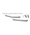 PARE CHOCS GRIS ROSE AVANT + ARRIERE + ADHESIFS 2CV NOUVEAU MODELE
